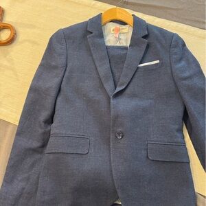 H&M Boys Navy Blue 2piece boys suit size 9/10